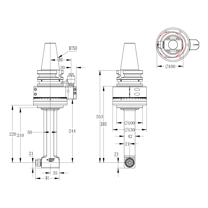 DK90-BT50-ER16-210國產(chǎn)角度頭